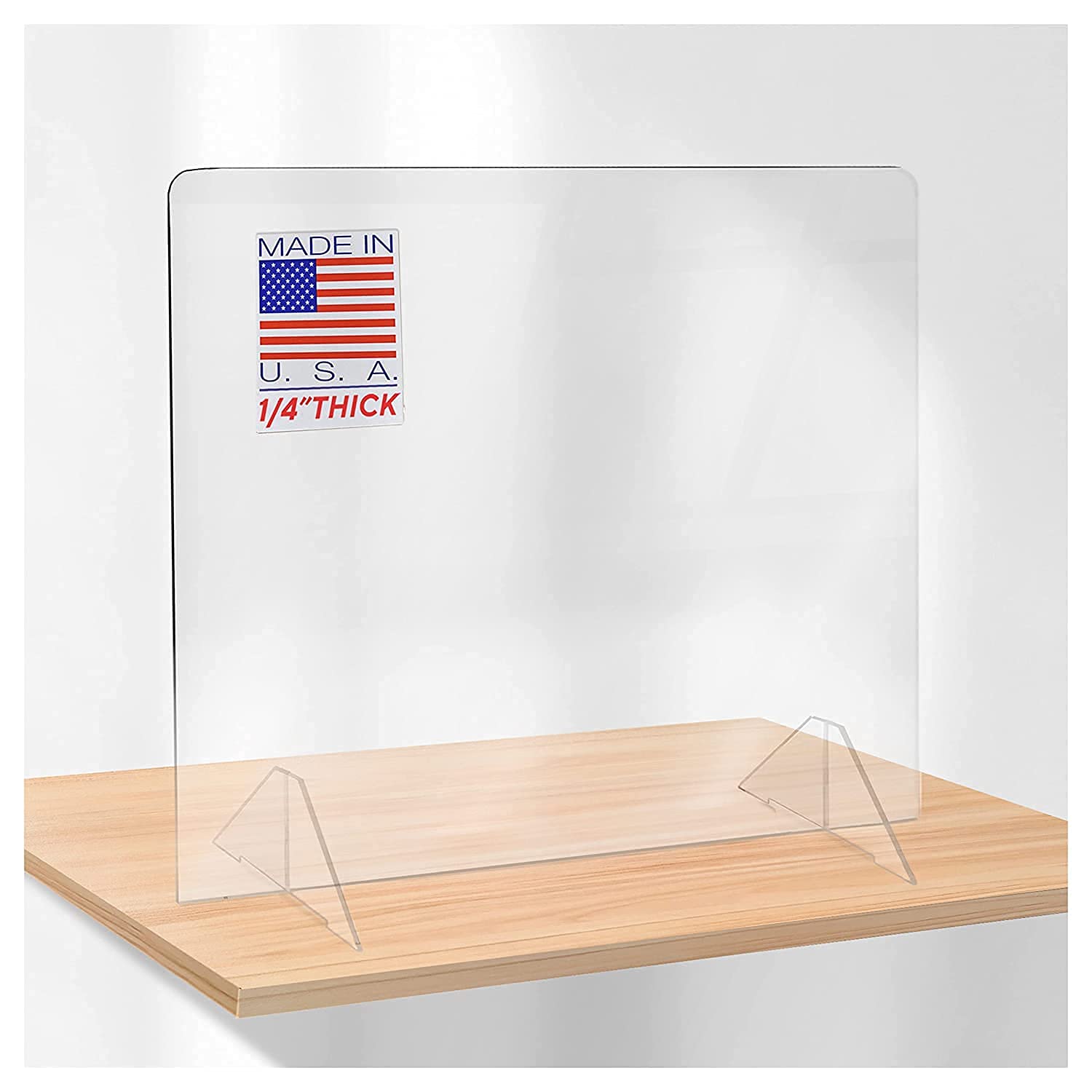 SPEEDYORDERS Protective Sneeze Guard, 1/4