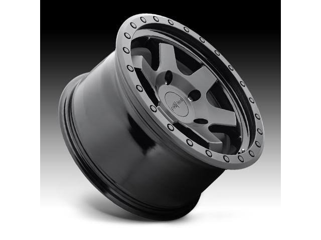 17x9 R151 ROTIFORM SIX-OR Matte Black Wheels 6x135 (1mm)