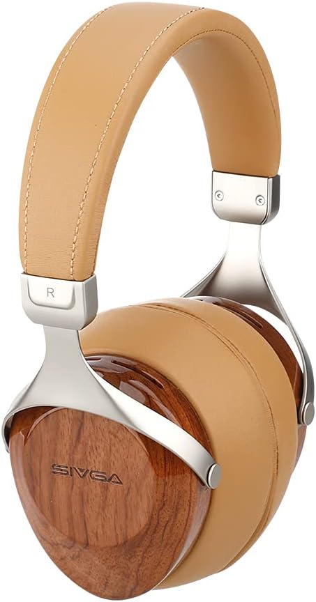 SIVGA SV021 Classic Rosewood Wooden Closed Back Wired Over-Ear Headphone