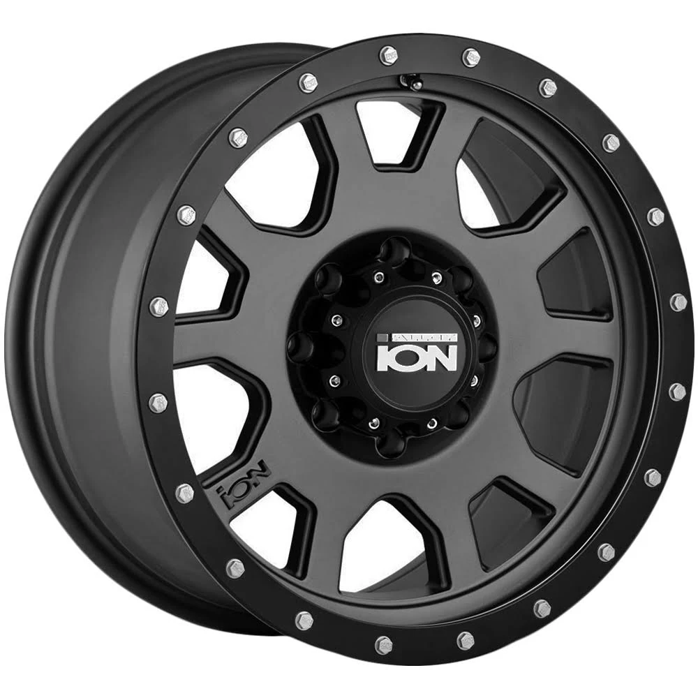 Ion 135 (135) Matte Gunmetal/Black Beadlock 15x8 5-127 -20mm 83.82Mm