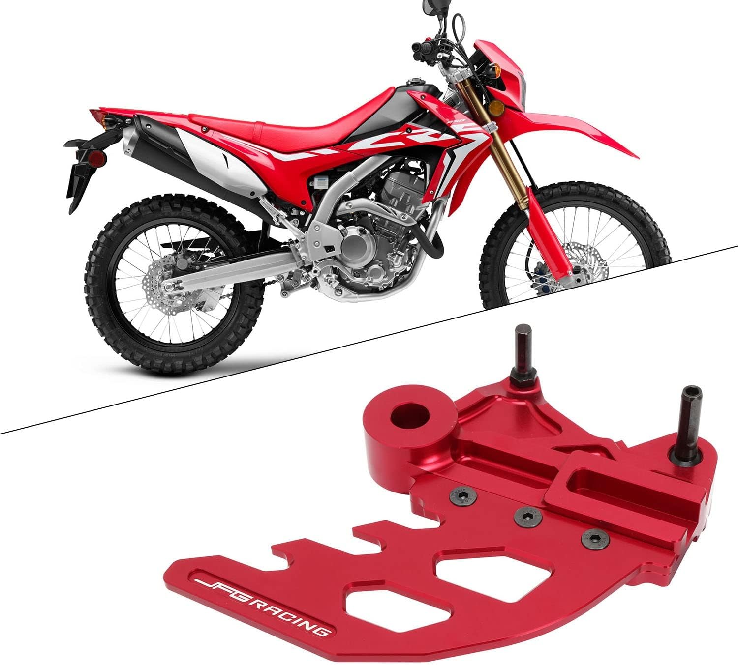 Dirt Bike Rear Brake Disc Guard Rear Disc Brake Cover For CRF250L 2012 2013 2014 2015 2016 2018 2019 2020 2021 CRF250 RALLY 2017-2021 CRF300L 2021 Pack of 2