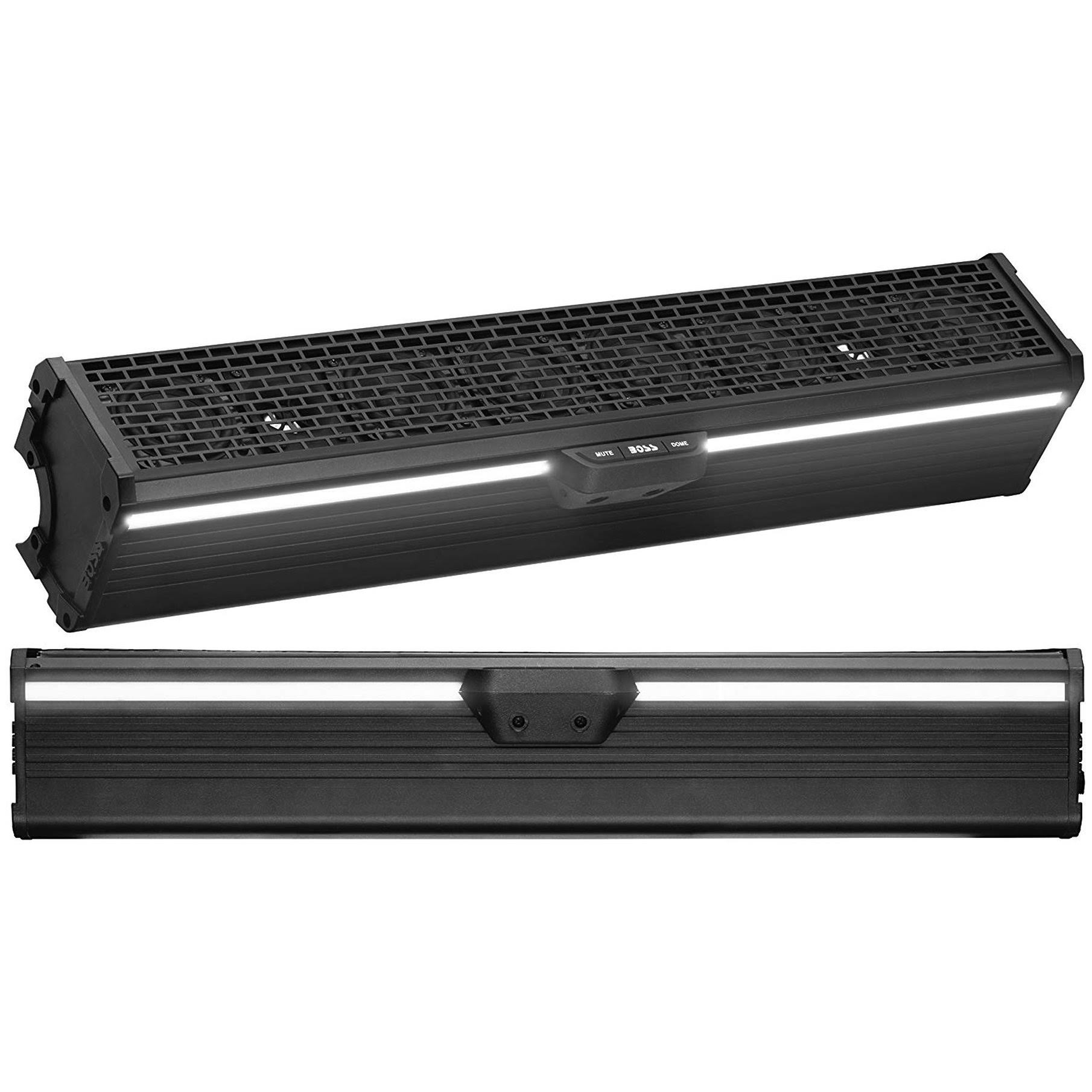 Boss Audio - 27x22 Amplified Bluetooth Soundbar for Side by Sides, UTVs and ATVs - Black Brrc27