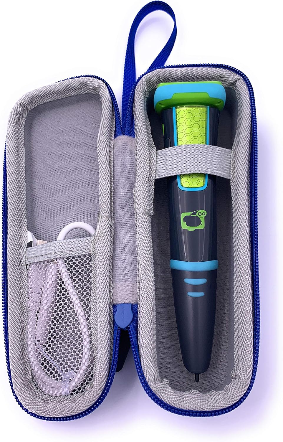 Xcivi Hard Carrying EVA Case for Leapfrog LeapStart Go System and LeapReader Reading and Writing System Smartpen(Blue) Pack of 2
