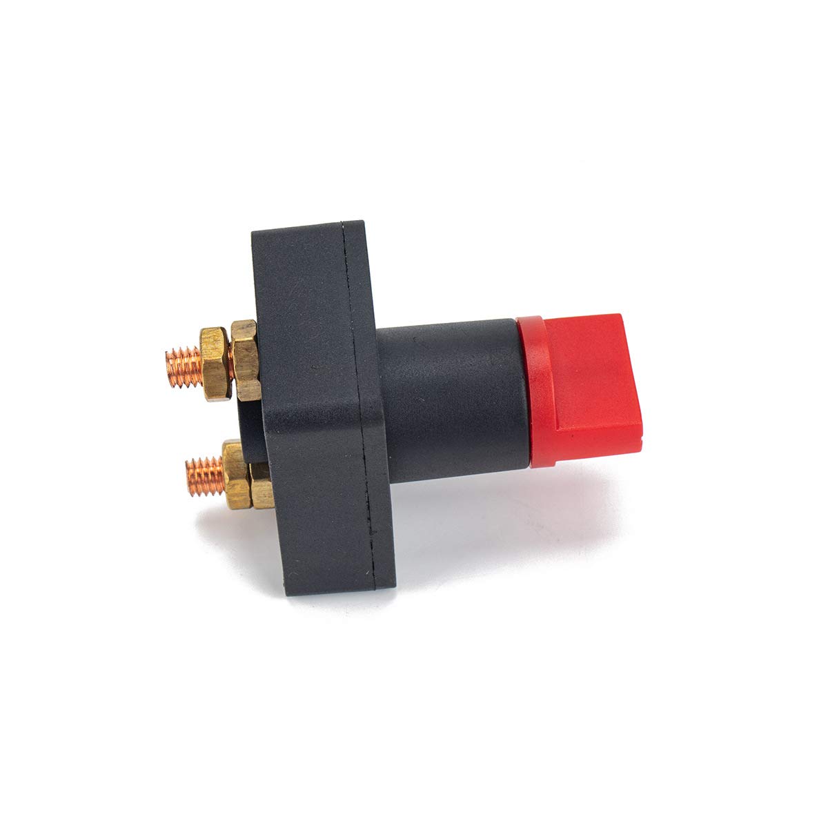 Battery Kill Switch Isolator Disconnect Cut Off Power for Vehicles Marine Car Boat RV ATV, DC12/24V 300A Battery Disconnect Switch with Copper Terminal Heat shrinkable Tube Pack of 2