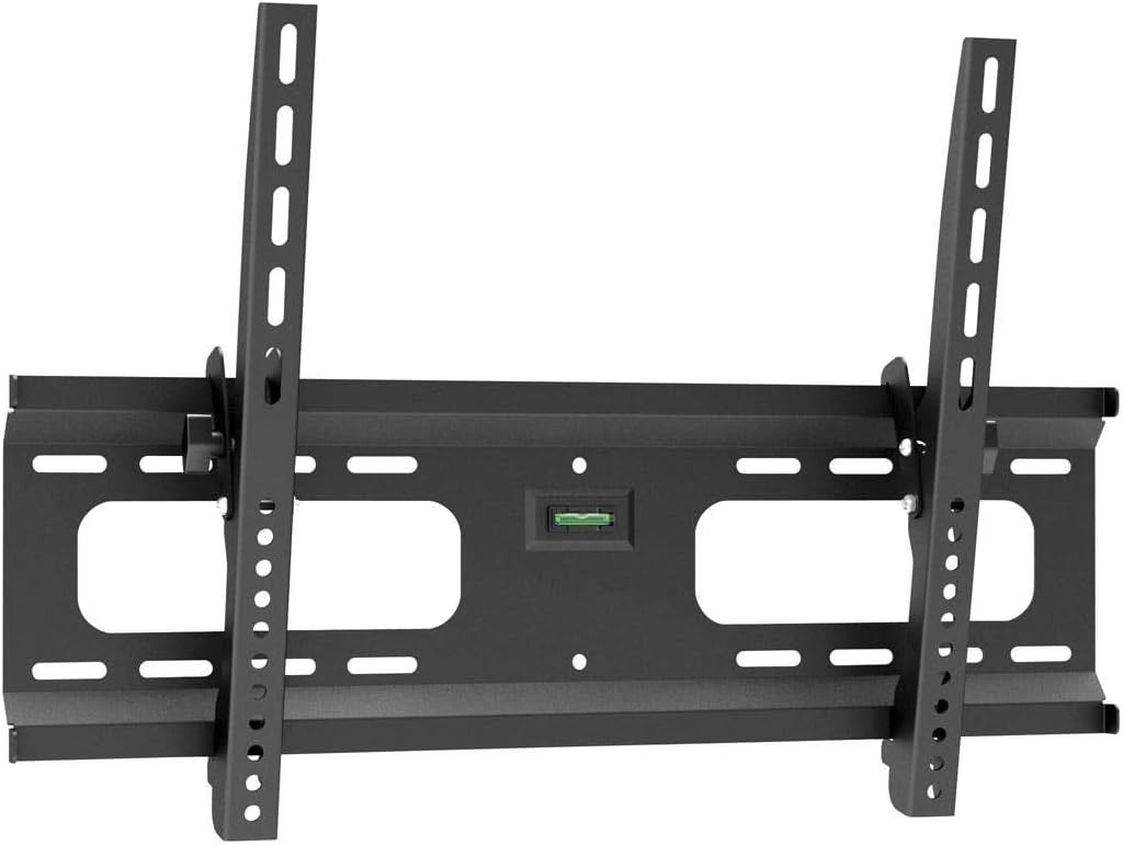 Monoprice Stable Series Tilt TV Wall Mount Bracket - for TVs 37in to 70in Max Weight 165lbs VESA Patterns Up to 600x400 UL Certified, 110483 Black Pack of 2