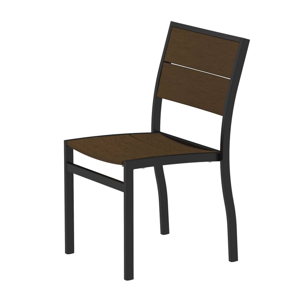 Trex Outdoor Furniture Surf City Dining Side Chair - Textured Black - Tree House