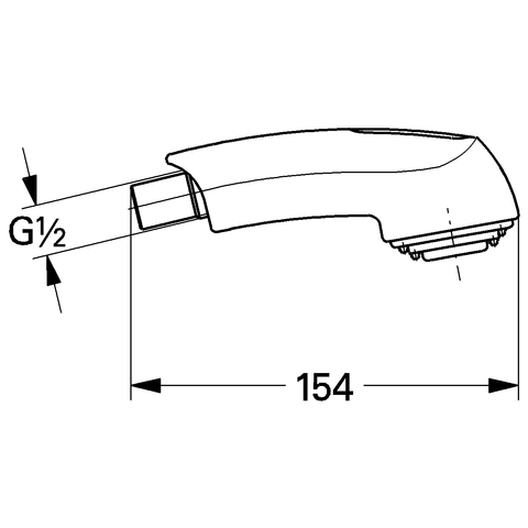 Grohe 46312KH0 Pull-Out Spray, Black
