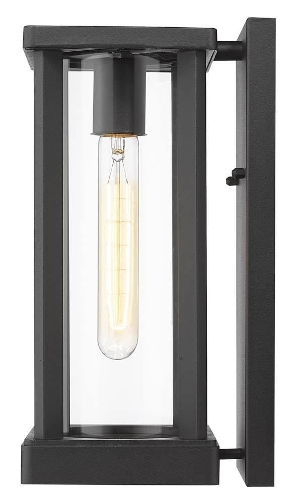 Z Lite 1 Light Outdoor Wall Sconce 586S BK (Black)
