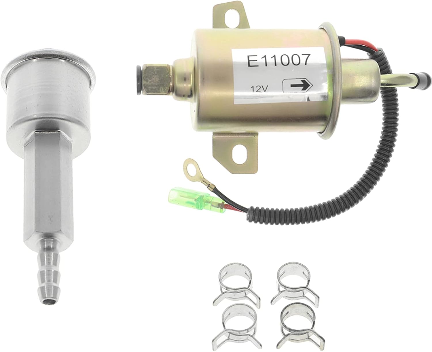 Chacarbtu 149-2457 Fuel Filter 149-2311 Fuel Pump for Onan Cummins Microlite MicroQuiet 4000 4Kw RV A029F889 E11007 149-2311-02 149231101