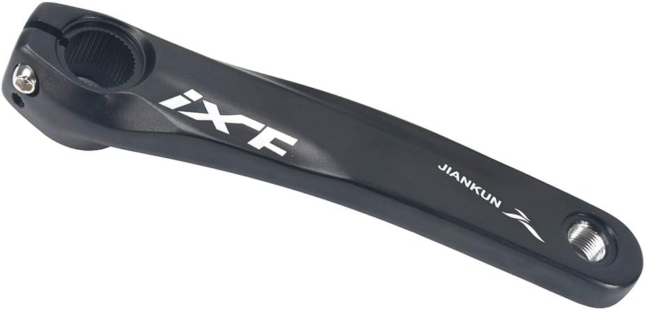 JIANKUN Bike Crank Arm Set 170mm 104 BCD with Bottom Bracket Kit and Chainring Bolts for MTB BMX Road Bicycle, Compatible with Shimano, FSA, Gaint (Black)