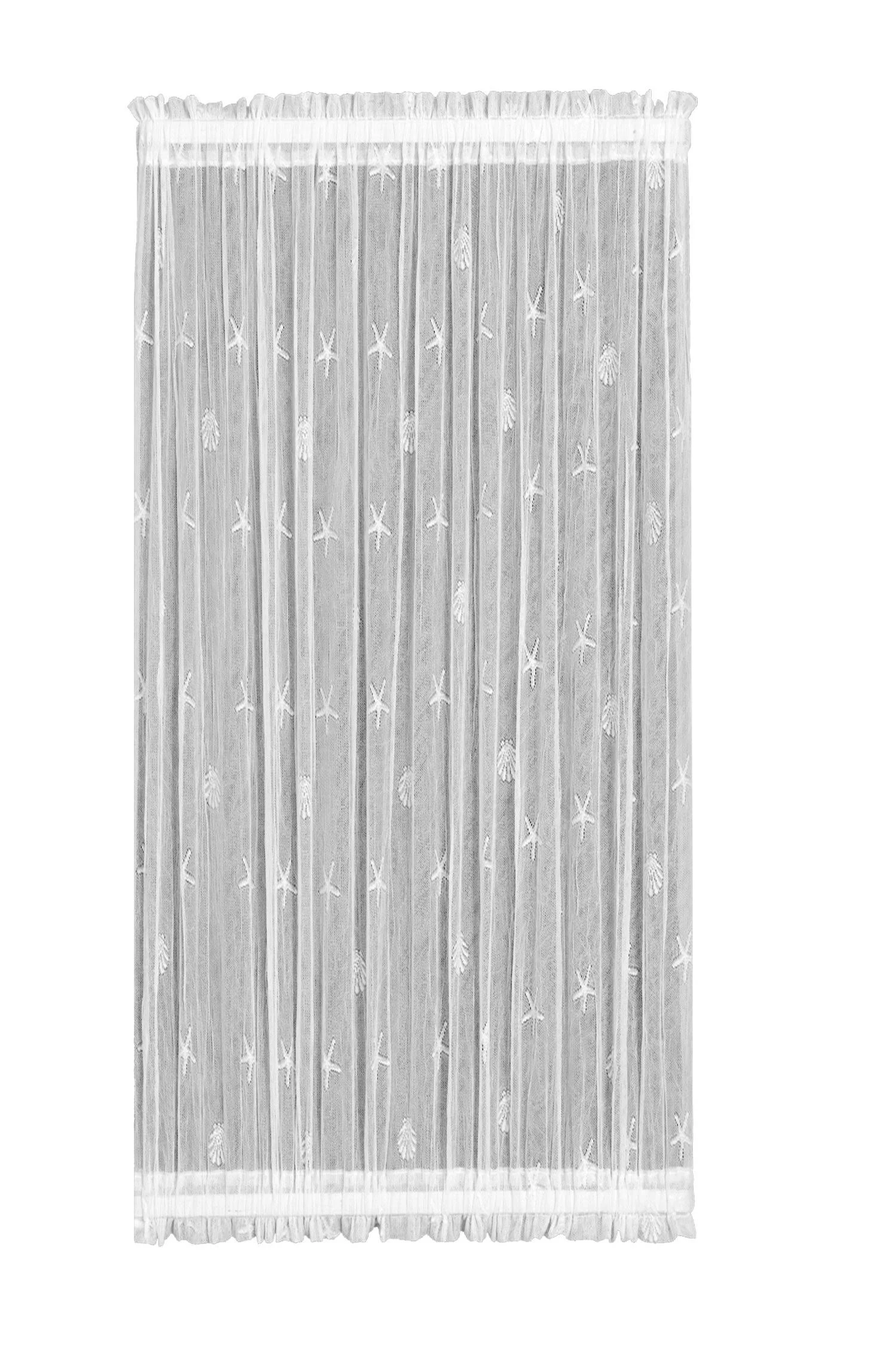 Heritage Lace 7175W-4572DP 45 x 72 in. Sand Shell Door Panel White