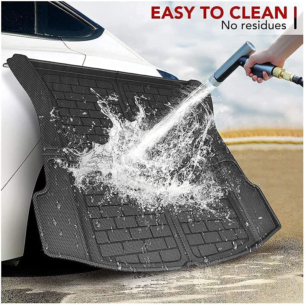 Premium FlexTough All-Protection Cargo Mat Liner , Heavy Duty Trunk Liner for Honda Civic 9th Gen 2011-2015 , &ndash;w/Traction Grips & Fresh Design (for Honda Civic 9th Gen 2011-2015)