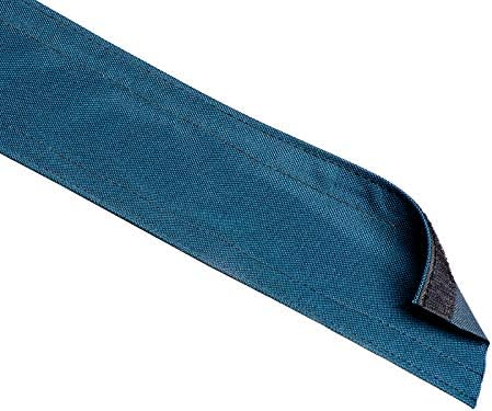 Kable Kontrol Dura Race Carpet Cord Cover - 3” Inch Wide - 25 Feet Long - Blue - Wire Concealer - Hook and Loop Cable Protector - Floor Cord Cover - Carpet Cord Hider Pack of 2