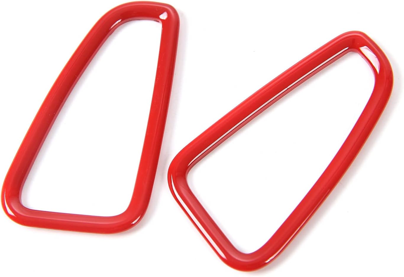 RT-TCZ Dash Board Left & Right Air Vent Outlet Vent Ring Sticker Frame Trim Cover Interior Accessories for Chevrolet Camaro 2017+ (2PCS Red)