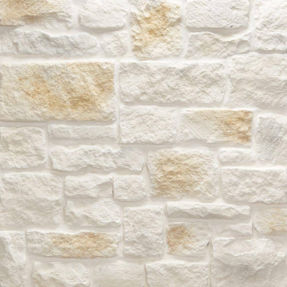 Austin Stone Bisque Flats 10 Sq. ft. Handy Pack Manufactured Stone