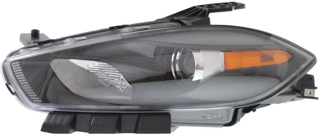 For Dodge Dart Headlight Assembly 2013 2014 2015 Driver Side Halogen Black Trim For CH2502240 | 68085141AL