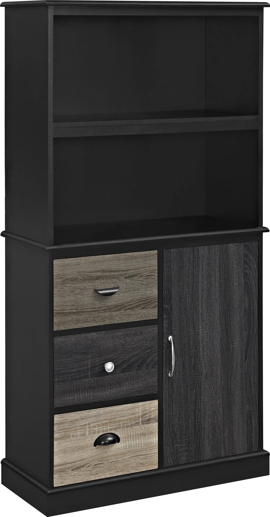 Altra Furniture Blackburn Storage Bookcase - Black