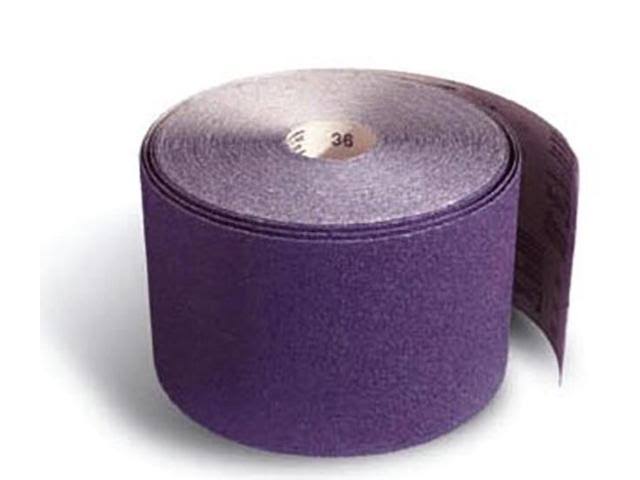 3M 09313 Regalite Floor Surfacing Rolls, 8 in x 50 yd, 752I, P80 Grit