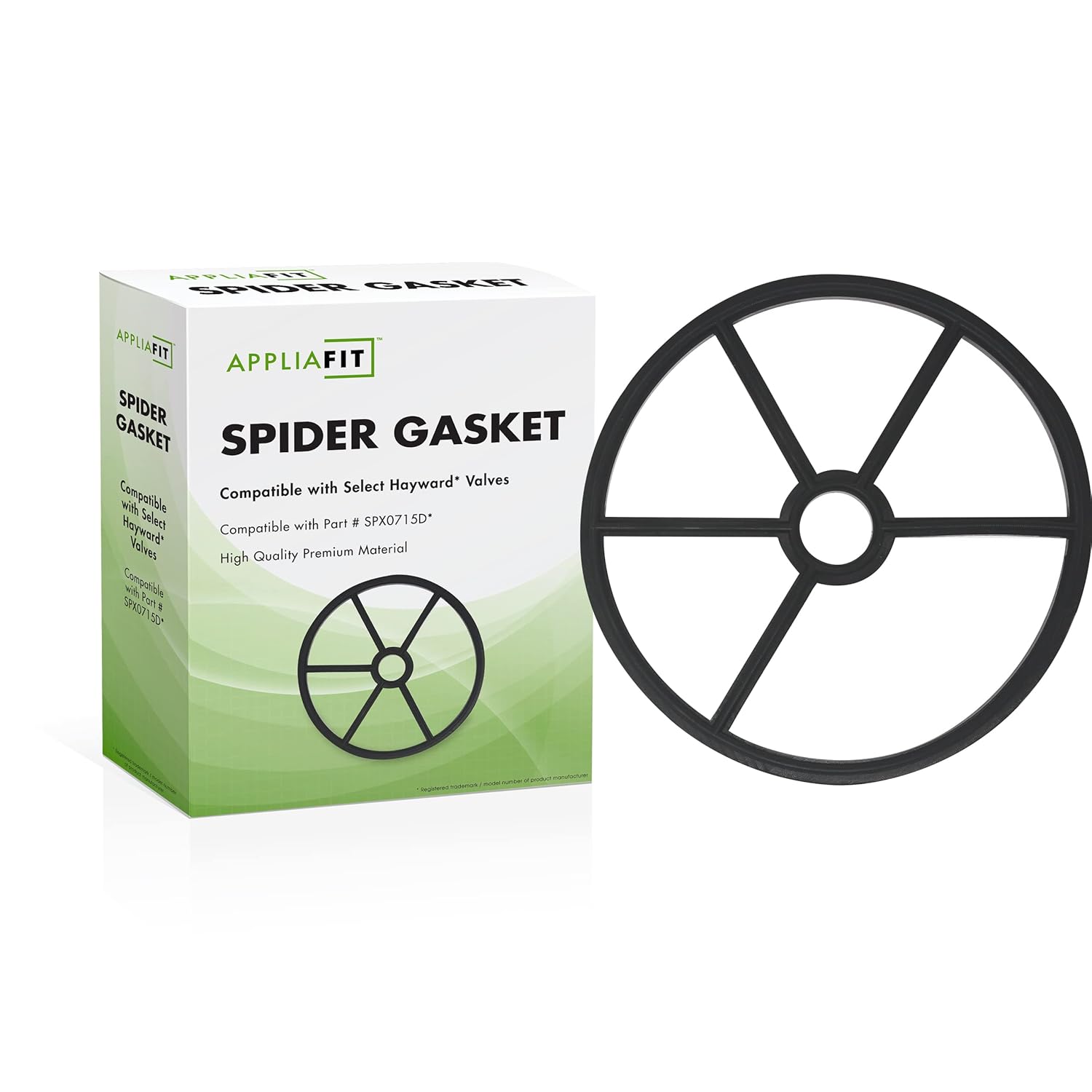 AppliaFit Valve Seat Gasket Compatible with Hayward SPX0715D for Hayward 2-Inch Multi-Port Vari-Flo SP715 & SP716 Series Valves (1-Pack)