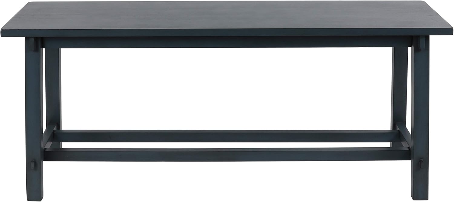 D&eacute;cor Therapy Kyoto Black Bench, 42w 11.8d 17.75h,