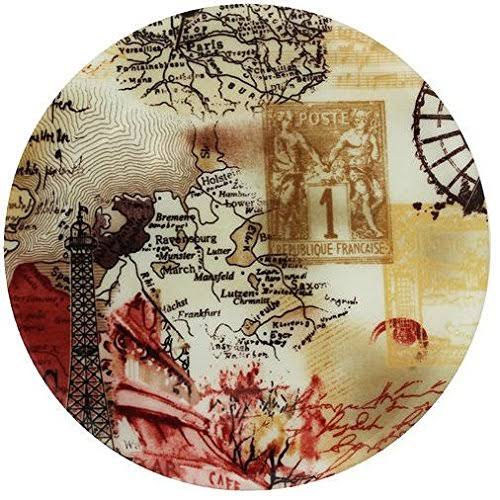 Andreas TRT-301 10 in. Sepia Round Trivet, Pack of 3