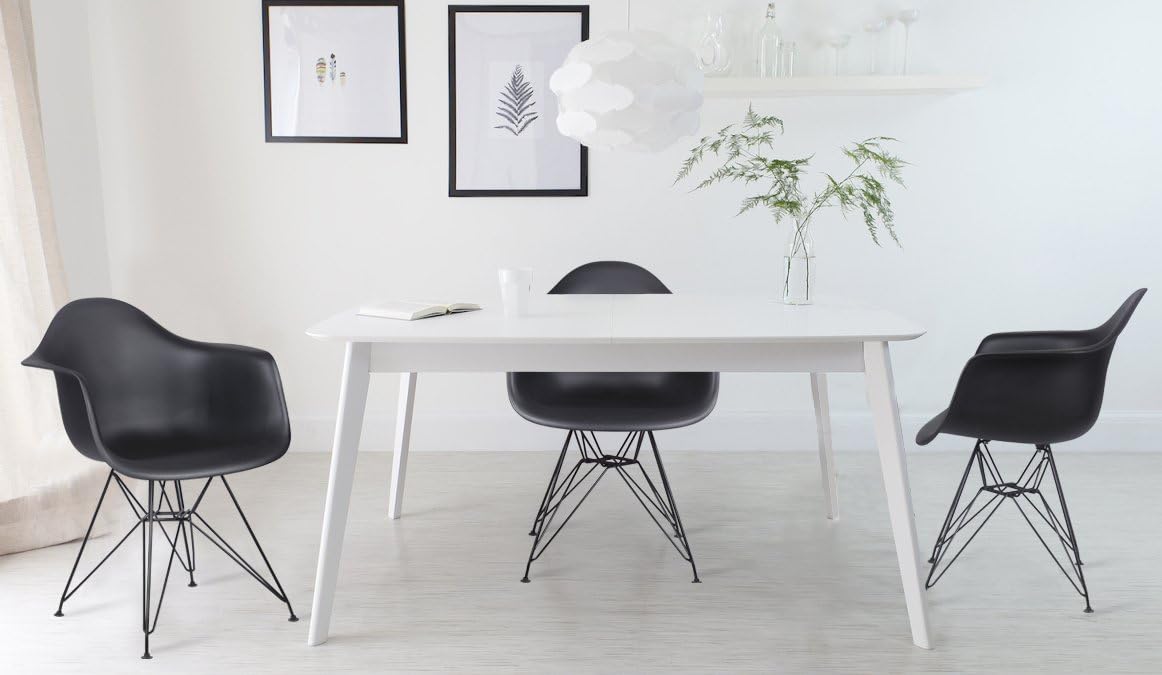 GIA Mid-Century Chair, 1-Pack, White