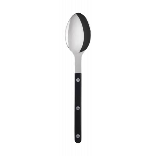 Set of 4 Sabre Bistrot Shiny Black Soup Spoon