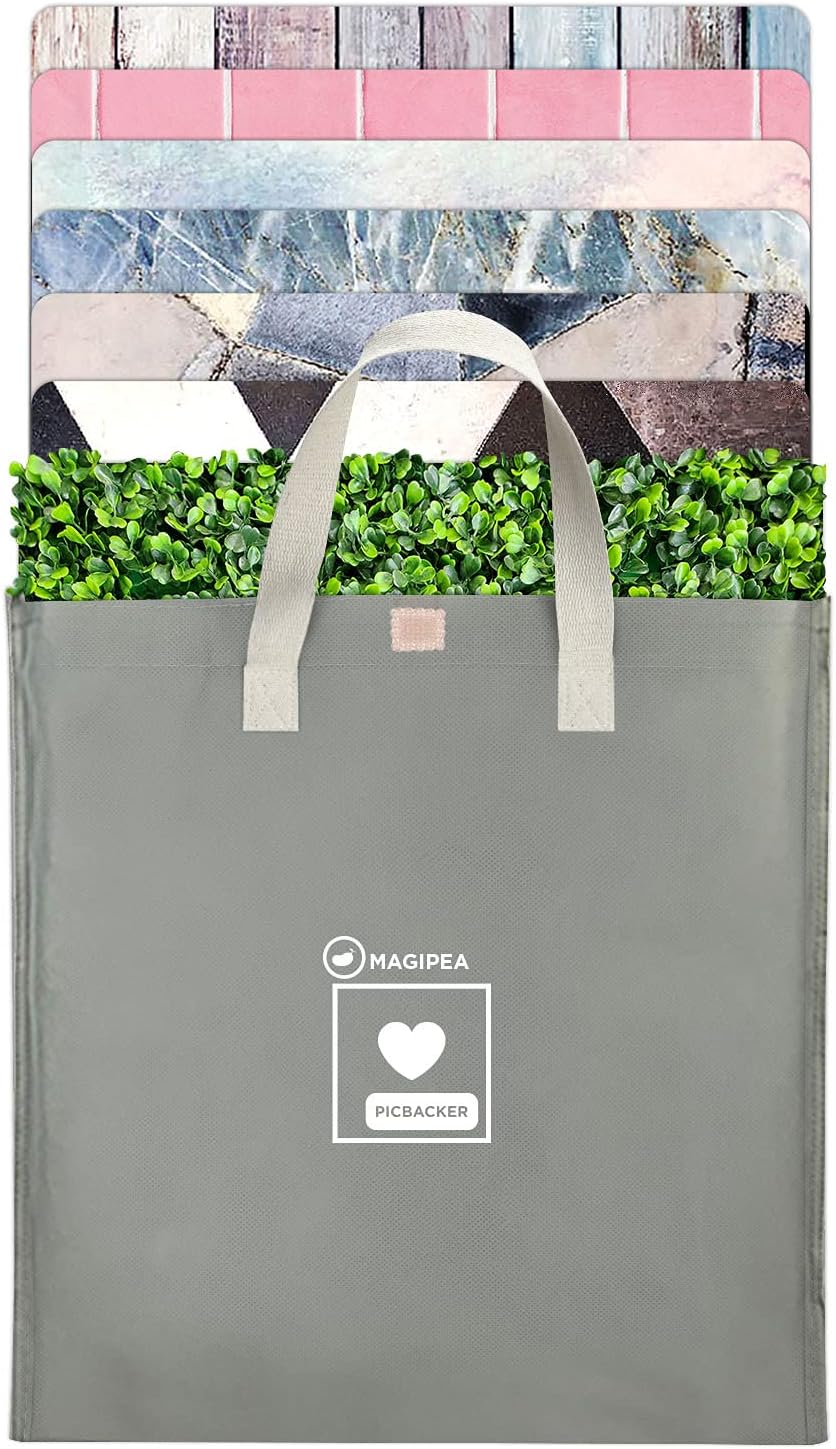 Photo Backdrop Boards for Flat Lay & Food Photography: Realistic, Non-Reflective, Waterproof & Durable - 13x13 Set with 7 Designs Pack of 2