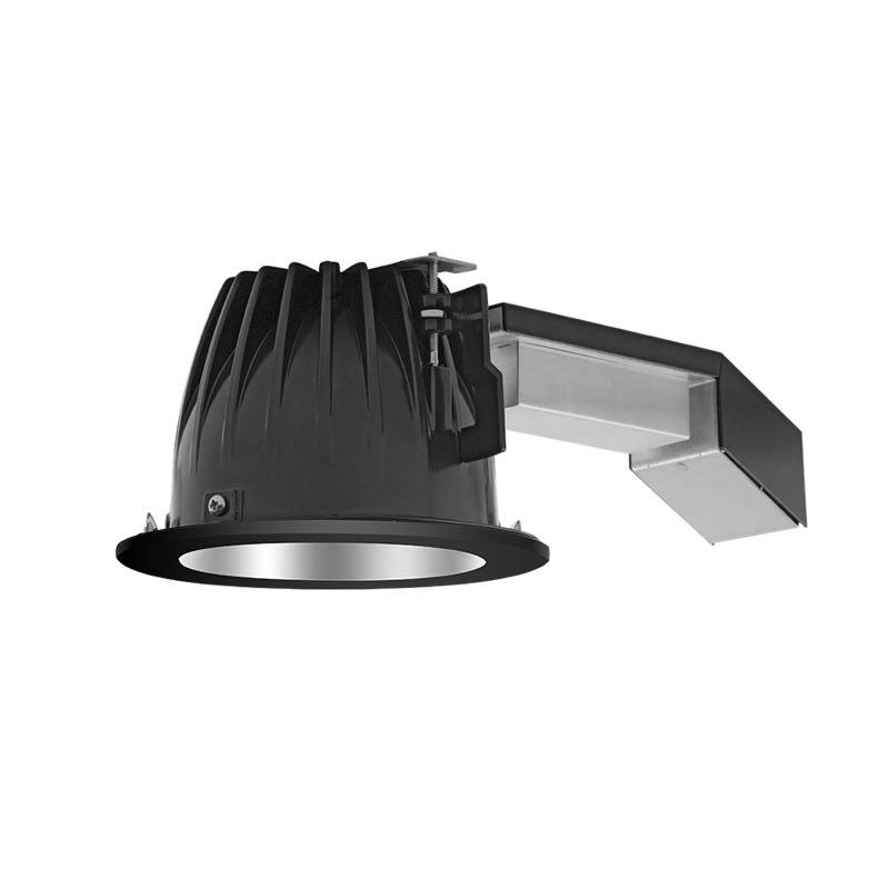 RAB REMODELER 6 inch Round 20W Dimmable 80 Degree 2700K 80 CRI Matte Cone Black Ring (RDLED6R20D-80YY-M-B)