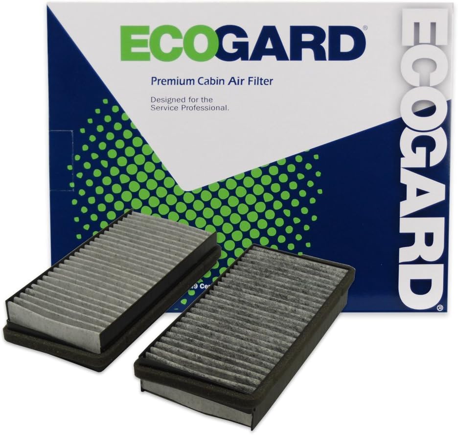 ECOGARD XC15471C Premium Cabin Air Filter with Activated Carbon Odor Eliminator Fits Chevrolet Uplander 2005-2009, Venture 2001-2005 | Buick Rendezvous 2002-2007