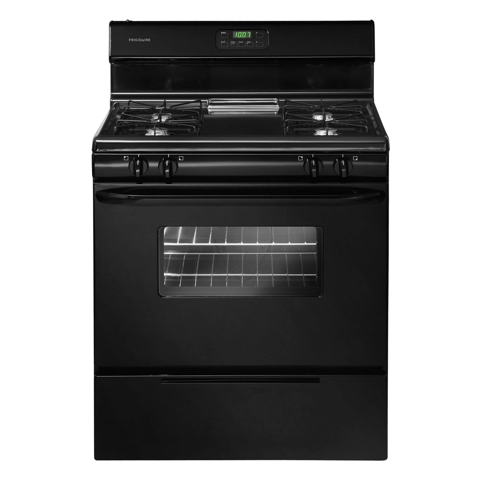 Frigidaire 30 inch Freestanding GAS Range Black FFGF3011LB