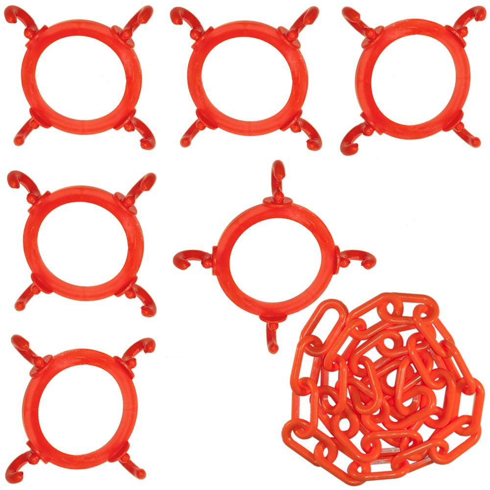 Mr. Chain Cone Chain Connector Kit, Traffic Orange (97413-KIT) Pack of 2