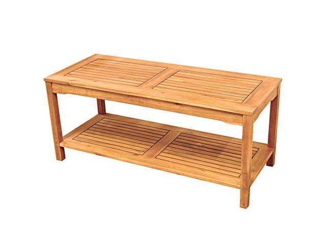 Ergode Acacia Wood Patio Coffee Table - Brown