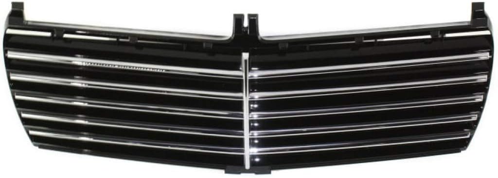 For Mercedes-Benz 190E Grille Assembly 1984-1993 | Insert | Plastic | Black | w/ 11 Moulding | (201) Chassis | Plastic | 2018880223