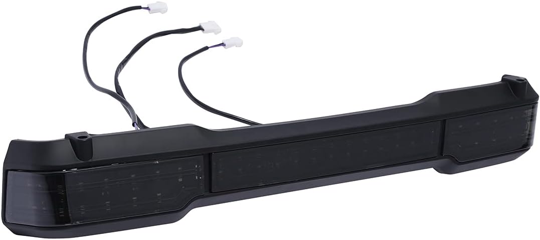 TCMT LED Tail Light Trunk Tour Pack Wrap Around Fits For Harley Touring Electra Glide1997-2008 (Black)