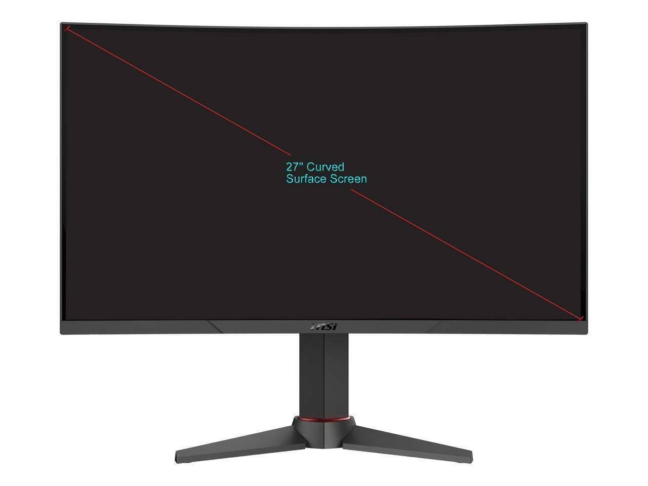 MSI Optix Mag 27x22 Curved 165Hz Gaming Monitor in Black