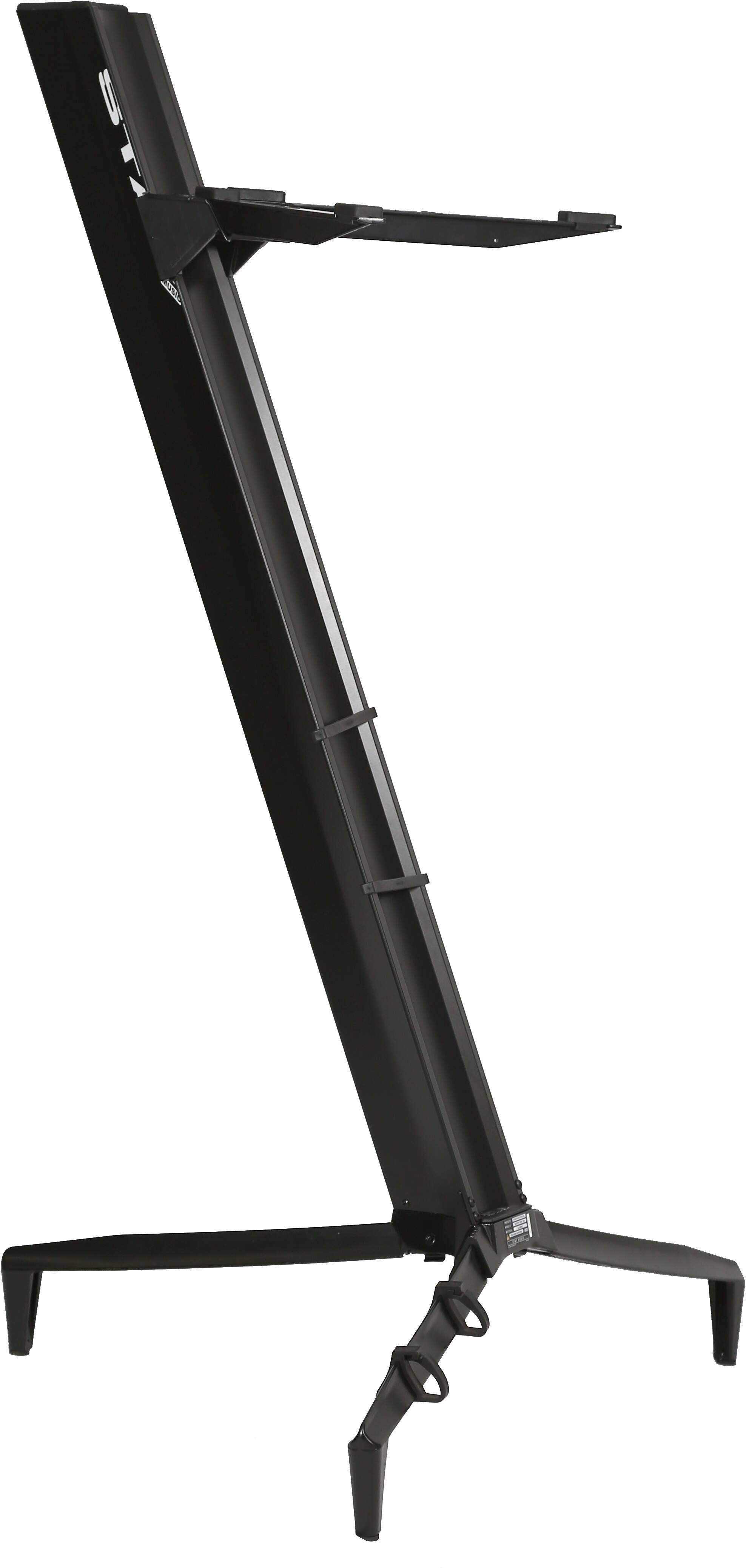 Stay Music Tower Series Single-Tier Keyboard Stand Black STAY55