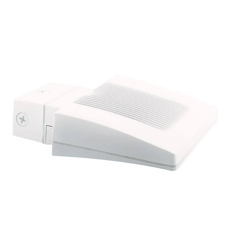 RAB WPLED18W/PC2 Lpack Wallpack 18W Cool LED with Backplate u0026 Junction Box White + 277V Photocell