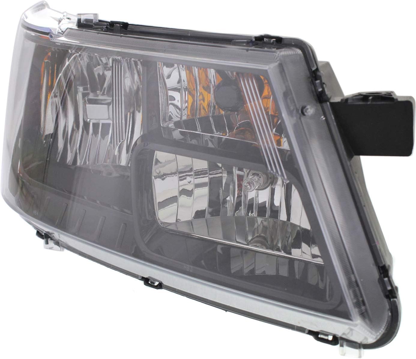Evan-Fischer Headlight Assembly Compatible with 2014-2018 Dodge Journey Halogen with Black Trim CAPA Passenger Side