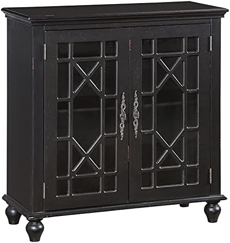 Pemberly Row Wood Sideboard in Antique Black