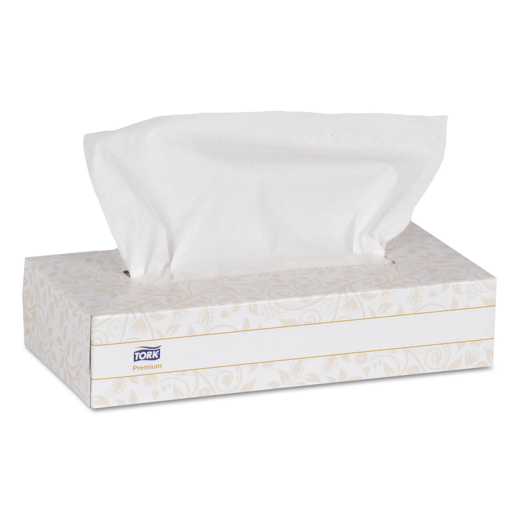 Tork Premium Facial Tissue, 2-Ply, White, 100 Sheets/Box, 30 Boxes/Carton (TF6920A)