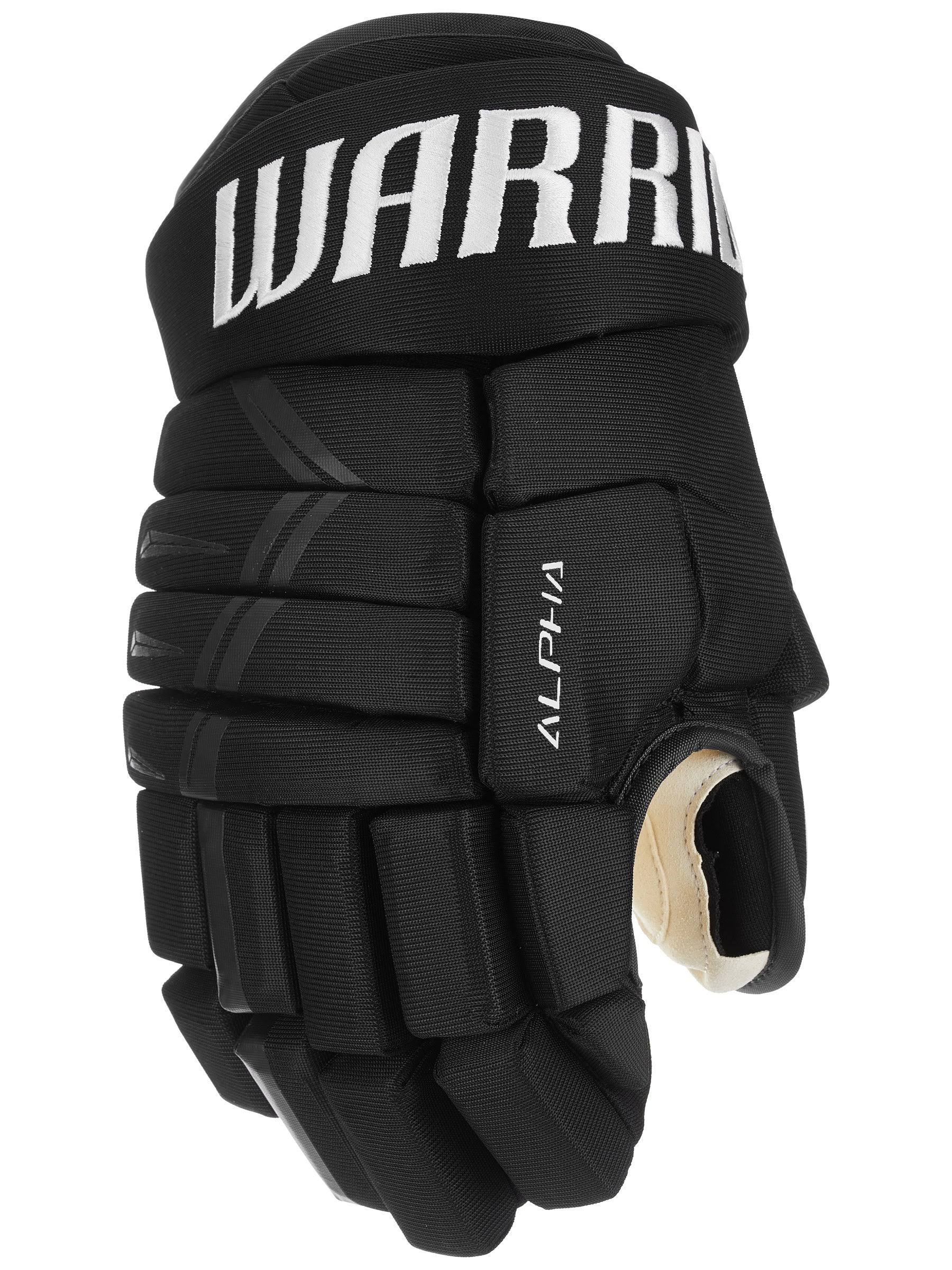 Warrior Alpha DX4 Hockey Gloves - Senior - Black - 14.0x22