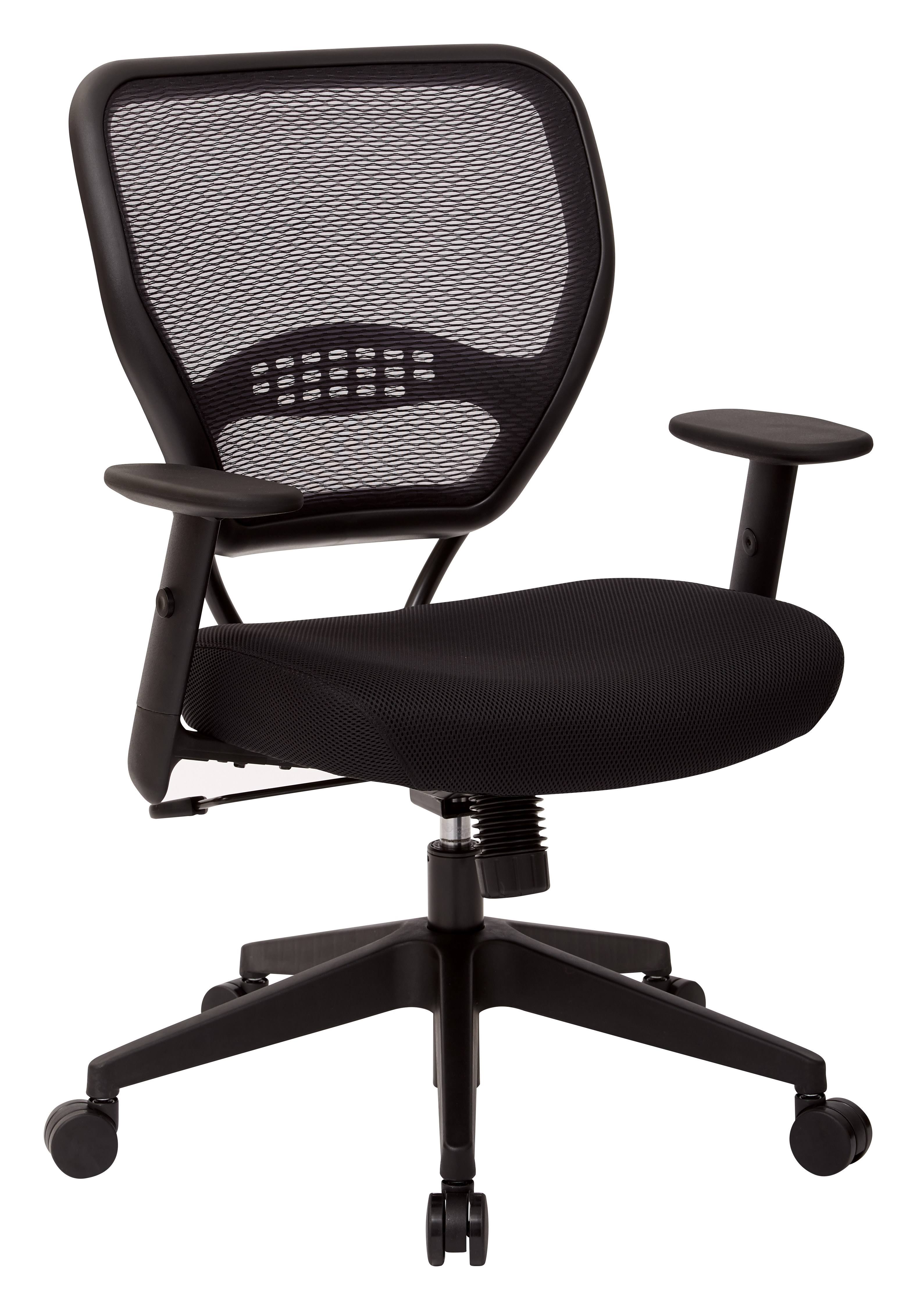 Office Star 5500 Mesh Desk Chair, Black