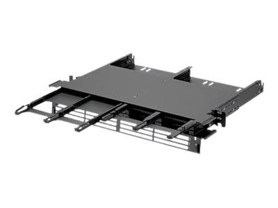 Panduit HD Flex Fiber Enclosure Network device enclosure - 1U - Black Galvanized steel