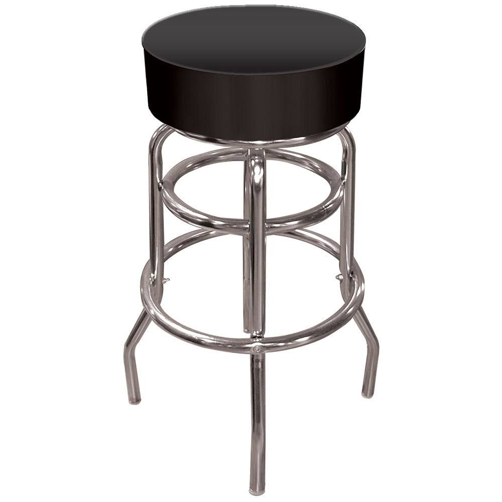 Trademark High Grade Black Padded Bar Stool
