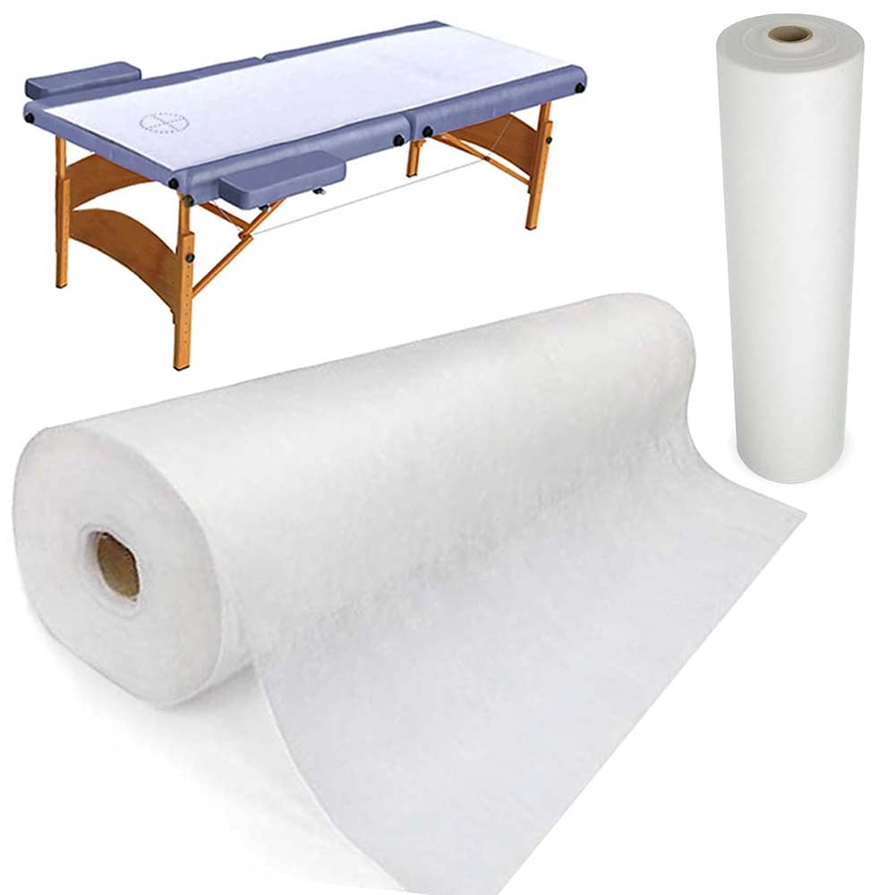 Karlash Disposable Non Woven Bed Sheet Roll Massage table paper roll 30gms Thick (Pack of 4)
