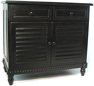 Pemberly Row Cabinet in Antique Black