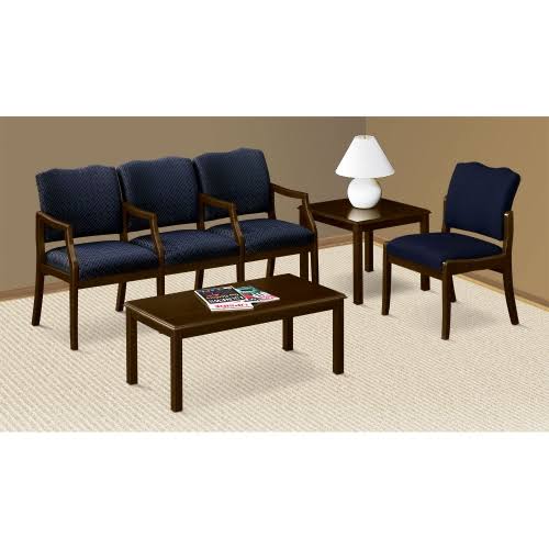 Spencer Side Chair in Solid Fabric Black Solid Fabric/Medium Frame