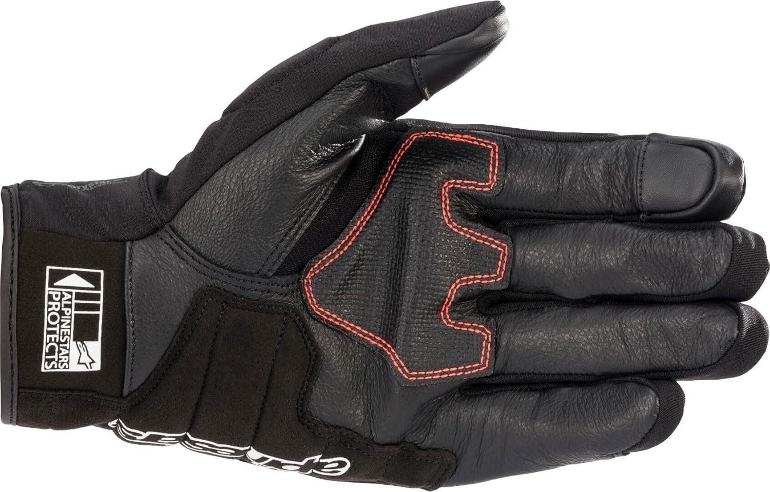 Alpinestars Honda SMX-Z Waterproof Gloves (Large) (Black/RED)