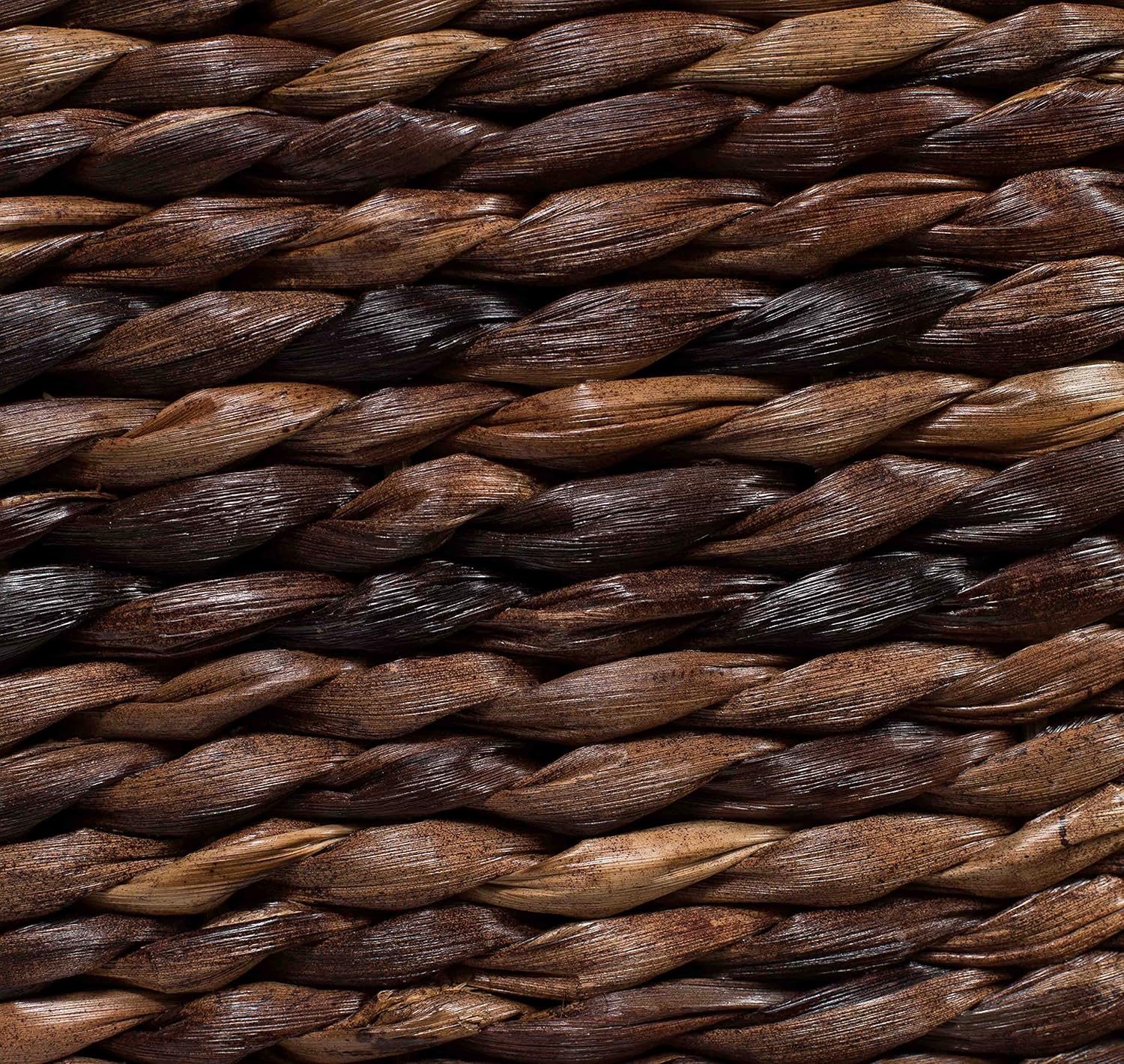 BIRDROCK HOME Seagrass Accent Stool - Made of Hand Woven Seagrass - 21 inch Stool